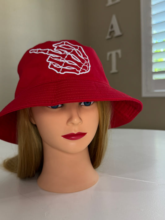 BUCKET HAT RED